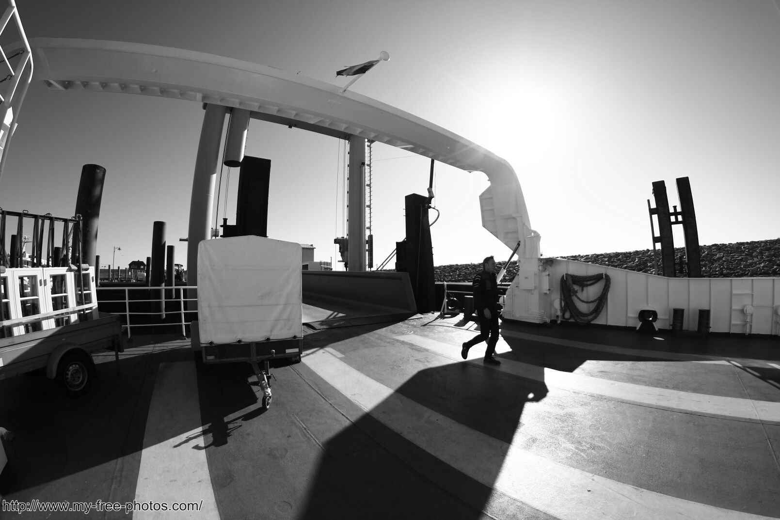 pellworm ferry deck